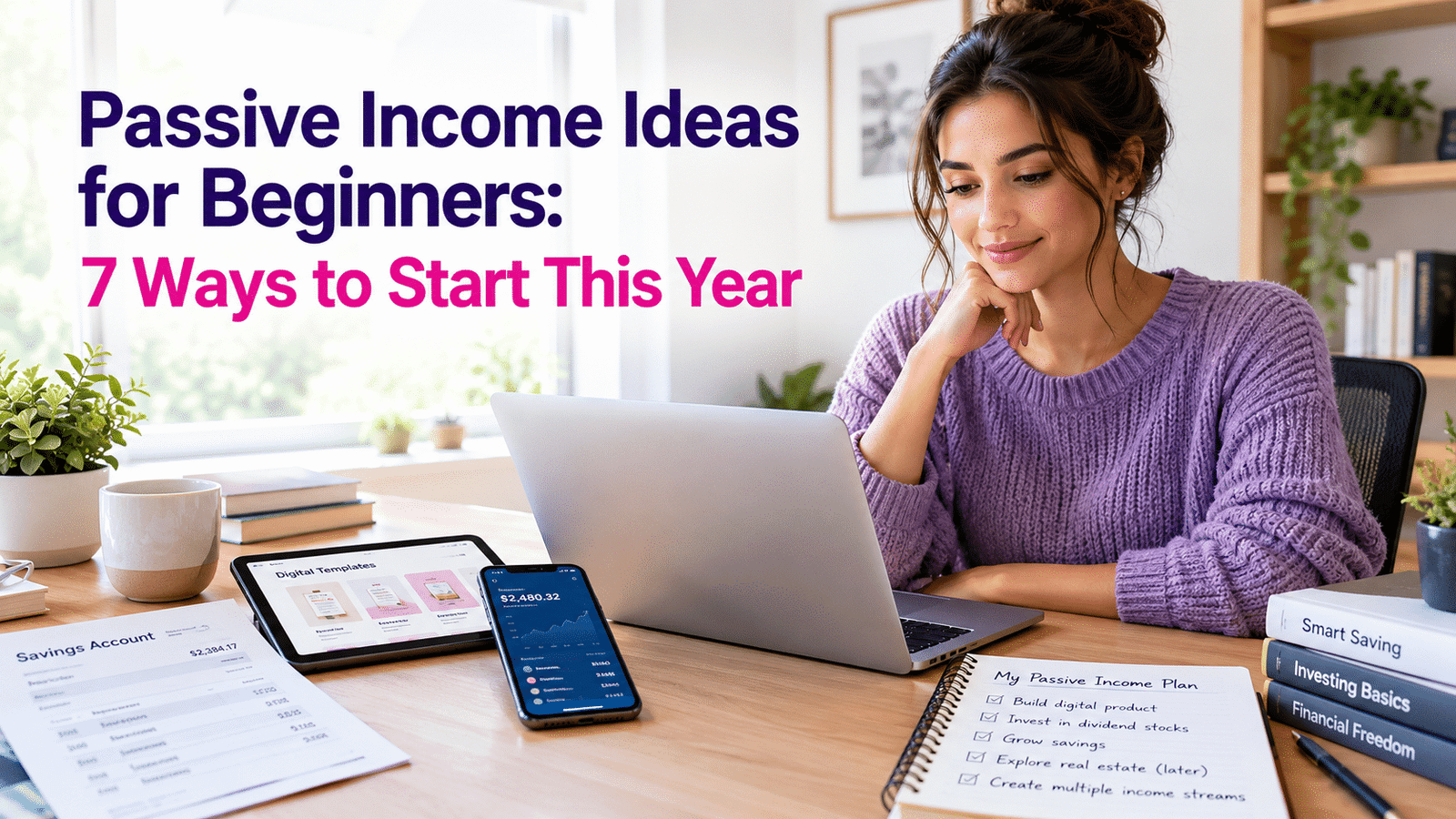 Passive Income Ideas for Beginners: 7 Ways to Start This Year